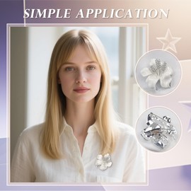 8 Pcs Elegant Brooch Pins for Women Pearl Flower Floral Heart Faux Crystal Vintage Brooches for Wedding Bridal Grad Teacher Appreciation Gift Sweater Shawl Dress Shirt Clips Safety Pins