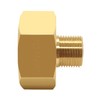 Uenede 2PCS Water Line Adapter, 3/4"GHT Male to 3/8" Compression