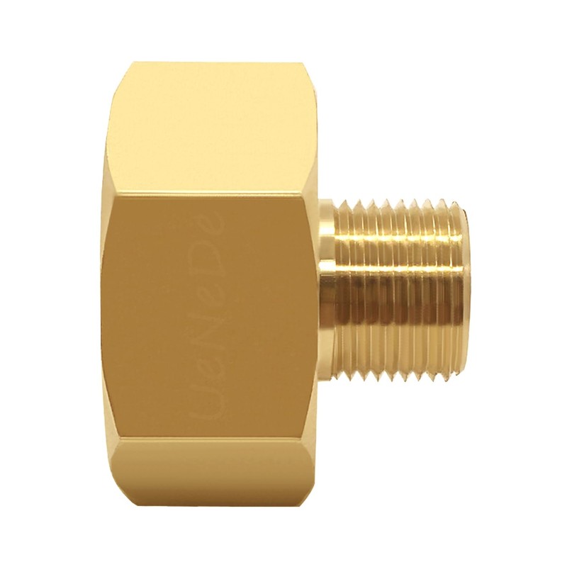 Uenede 2PCS Water Line Adapter, 3/4"GHT Male to 3/8" Compression