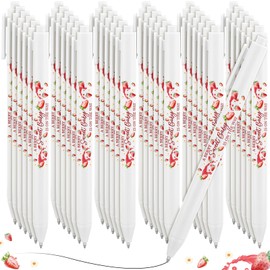 Ireer 36 Pcs Strawberry Baby Shower Pens Gifts Bulk Party Favors for Guests Games Neutral Gender Reveal Favors Baby Shower Prizes Souvenirs Gift Bags Stuffer Supplies