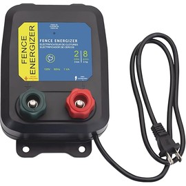 Electric Fence Energizer Plus 250,Electric Fence Charger PE2 0.10 Joule,Livestock Fence Chargers for Containing Pets and Keeping Out Small Nuisance Animals