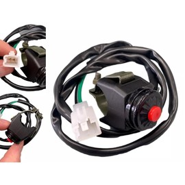 Killswitch Button for Motorcycle, ATV, Motocross, Compatible with KTM, Kawasaki, Honda, UTV - MD259