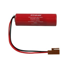ER6V 3.6V AA 2000mAh Lithium Industrial Battery ER6V36VAA with 2 pin Brown