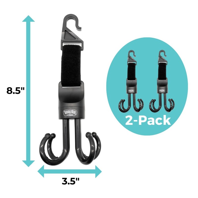 Toddleroo by North States - Super Swivel Hooks: Headrest Hooks