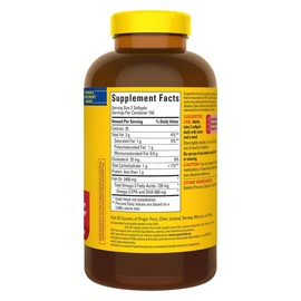 Fish Oil 1200mg, Omega-3, 300 Softgels, Fish Oil for Healthy Heart Support, 150 Day Supply