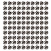 100 Sets Mushroom Rivets Round Head 10mm Electroplating Semicircle Alloy