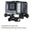 For Gopro SJCAM XiaoYi etc. 30M Waterproof Underwater Diving LED