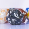 10PC D20 Polyhedral Dice Set 22mm for DND RPG MTG