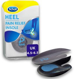Scholl Orthotic Insoles Heel and Ankle, Plantar Fasciitis Insoles, metatarsalgia insoles, Small, UK Size 4.5-6.5