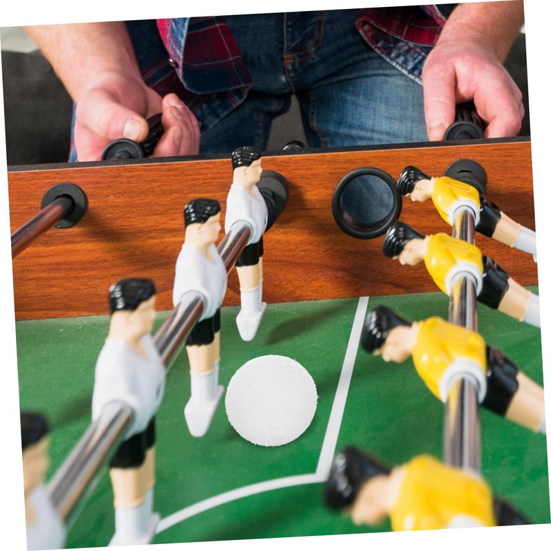 SUPVOX Foosball Balls Replacement Fuzzy White Soccer Balls for Table