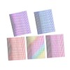 Healeved 15sheets Nail Art Stickers Shiny Nail Tip Decals for