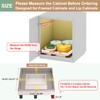 Pull out Cabinet Organizer,Expandable Width(15"-21"),Depth(17"-24") with 3 Rails,Roll out Drawers,No