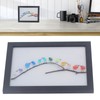 Sea Glass Birds Photo Frame 12 Birds Unique Wooden Frame