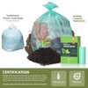 AYOTEE Compostable Trash Bags 13 Gallon Tall Kitchen, 45 Count