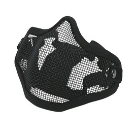 Kombat UK Tactical Airsoft Steel Mesh Face Mask - Black