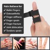 Wisesso Thumb Finger Splints, Trigger Thumb Brace for Broken/Straightening/Arthritis, Finger