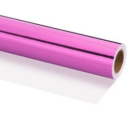 PATIKIL Metallic Wrapping Paper, 14 Inch x 400 Inch(32.8Ft) Foil Wrapping Paper Matte Gift Wrapping Paper Roll 120 GSM for Gift Christmas Wedding Birthday Women Men, Purple