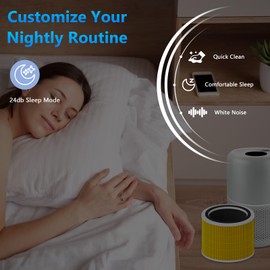 Funmit Core 200S Pet Care Replacement Filter for LEVOIT Core 200S Smart WiFi Air Purifier, 3-in-1 H13 True HEPA Filter Replacement and High-Efficiency Activated Carbon, Part # Core 200S-RF, 4 Pack