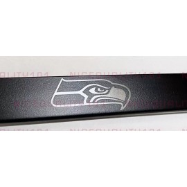 Unbranded Seattle Seahawks Laser Engraved Etched Stainless Finished License Plate Frame