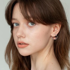 Sterling Silver Sloth Hoop Earrings - Sloth Jewelry Gifts for Women Lovers