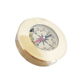 gold compass camping fishing measuring defense