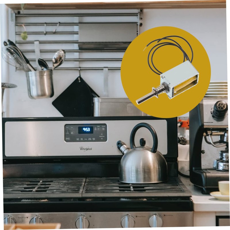 TEHAUX Linear Actuator Electromagnet 6v Dc Solenoid Open Frame Easy