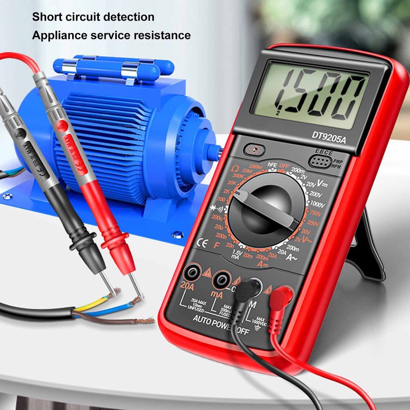 Digital Multimeter Electrical Voltage Tester Set High Accuracy Multifunctional Multi