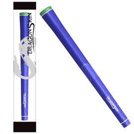 DragonSkinGrip ゴルフグリップ 【2109個の凹凸で飛距離UP! 】 メンズ レディース アイアン ドライバー 滑り止め オリジナルタイプ 硬さ:標準 口径:60 バックライン有 【特許技術のグリップ】