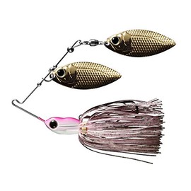 Depth Spinnerbait Mini Bros Double Willow Leaf 3/8oz Pink Pearl #06
