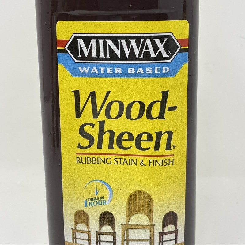 Minwax Wood-Sheen Rubbing Stain & Finish Natural Water Based Discontinued