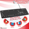 Retail Digitals Wired Keyboard | Full-Sized | Ergonomic | Spill