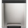 Kohler K-20942-ST 8-Gallon Compact Stainless Step Trash Can, Stainless Steel