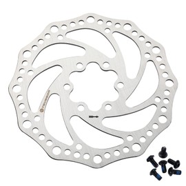 Teyssor Bicycle Brake Disc 140 mm 160 mm 180 mm 203 mm with 6 Screws for Mountain Road Bike BMX