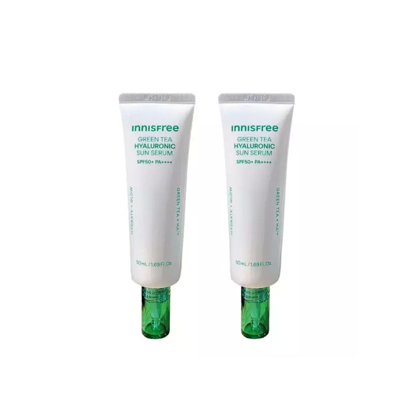 Innisfree 이니스프리 선세럼 그린티 진정 수분 50ml 2개 Innisfree Sun
