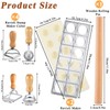 Lainballow 7 Pcs Ravioli Mold Set, Ravioli Maker Press with