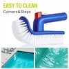 Pool Brush Head for In Ground Pools, 180 Degree Rotation
