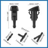 A ABSOPRO Front Windshield Wiper Nozzles Kit for Mitsubishi Eclipse