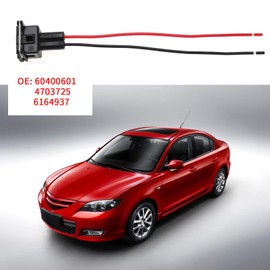 EMSea Car Windscreen Washer Pump Wiring Harness Loom 2 Pin Connector for 121 Mk3 60400601 4703725 6164937 18AWG 14cm Length Automotive Parts