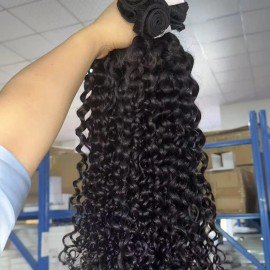 Unprocessed Raw Vietnamese Bone Straight Weft Hair Extensions Cambodian Human Hair Extensions Raw Human Hair Wigscolor: italy curly, Stretched Length: 26 Inches