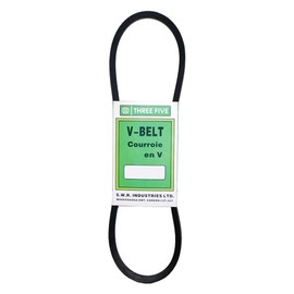 THREE FIVE - A57/4L590 V Belt, 1/2" x 59" OC, Rubber, A/4L Dual Brand