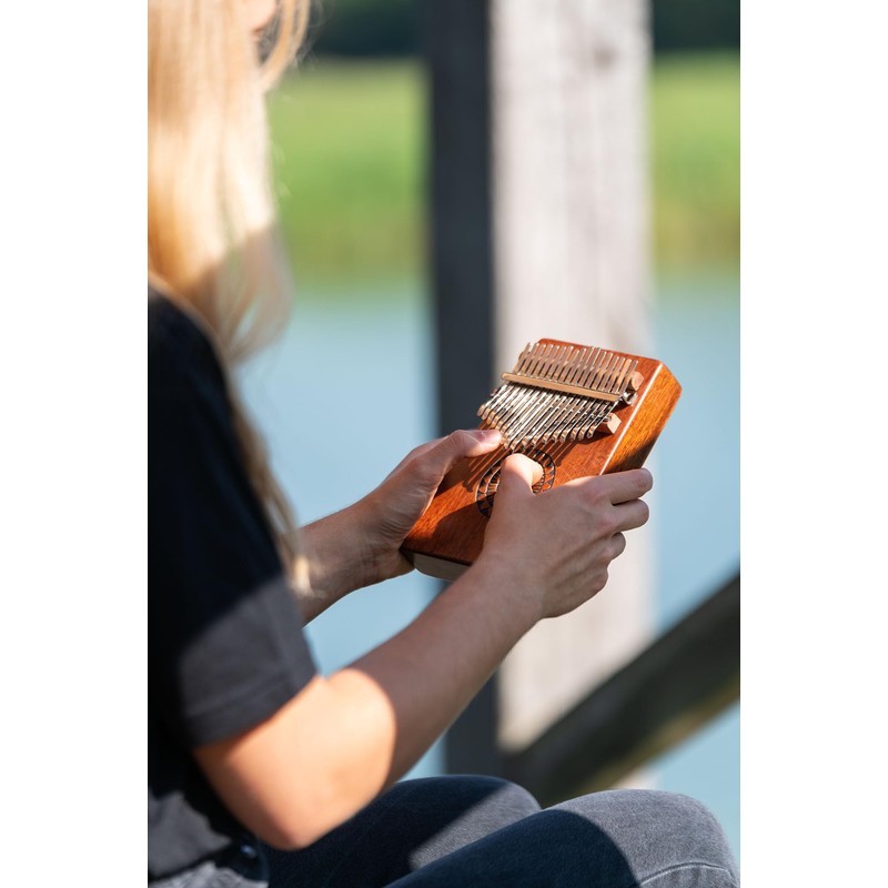 Kalimba Thumb Piano, 17 Keys — Includes Tuning Hammer and