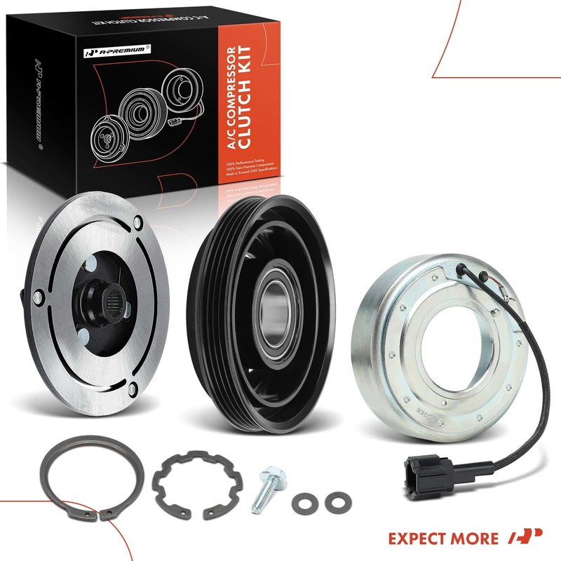 A-Premium Air Conditioner AC Compressor Clutch Kit Compatible with Infiniti