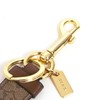 Coach F49314 GDKHA Outlet Trigger Snap Bag Charm Signature Canvas