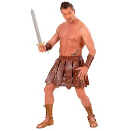 Gladiator Skirt/Armbands Accessory for Fancy Dress