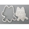 Gabbies Dollhouse Cat Cookie Cutter & Stamp
