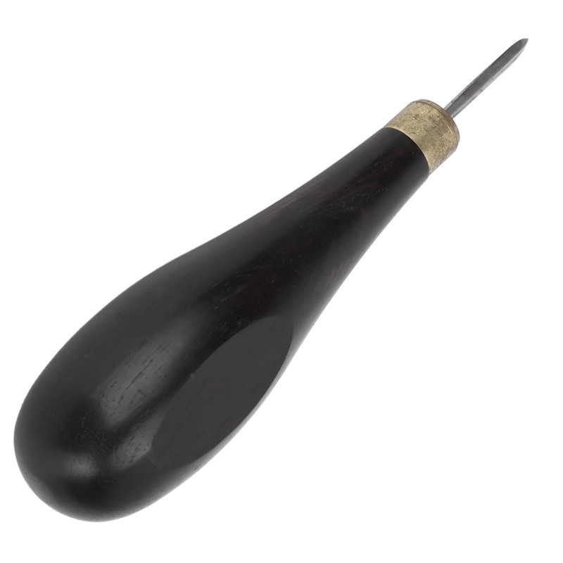 Rhombus Awl 5mm/6mm Professional Mahogany Handle Sandalwood Leather Diamond Awl