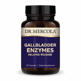 Dr. Mercola Suplemento dietético de enzimas de la vesícula biliar, 30 porciones (30 cápsulas), apoya la salud digestiva, sin OMG, sin soja, sin gluten