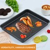 Walooza 11 Inch Nonstick Baking Sheets Set of 2, Carbon