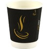 Sterling Ventures Catergold Strong Disposable Coffee Ripple Paper Cups (8oz