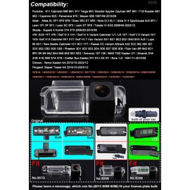 Kalakus Number Plate Reversing Camera HD CCD Night Vision Car Rear View Camera Parking Aid Reversing System for VW New Beetle Phaeton Scirocco Golf Passat Polo Jetta Golf6 Amarok Citigo Bentley